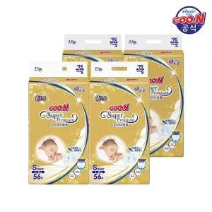 [NS홈쇼핑]군기저귀 프리미엄 밴드 소형(S) 56P x 4팩[35129092].