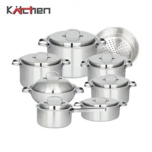 키친아트 네오 통5중 인덕션 스텐냄비 16편수 18CM 24CM 20전골 24전골 선택형