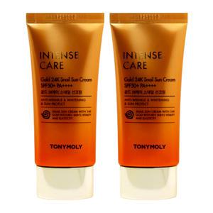 토니모리 2개 인텐스케어 골드 24K 스네일 선크림
