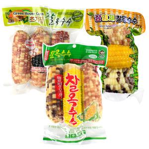 전자렌지용/웰빙오색찰옥수수 4봉 /진공포장