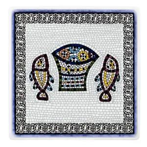 한국도자기 오병이어 냄비 받침대(블랙)