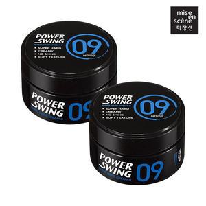[미쟝센] 파워스윙 크림왁스9 80g 2개