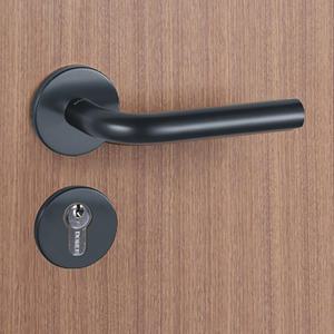 [철물인] 모티스 M2950 BK / 도무스 정품 유럽식 고급 방문 손잡이 DOMUS 도어락 모티스락