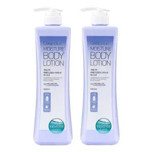 바세린 대용량 바디로션 딥플러스 1000ml 2개 / 고보습 로션