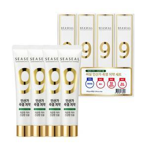 [씨실] 인산가 무불소 자연유래 죽염 치약 150g x 4개 _ 9회 죽염 30 000ppm 함유