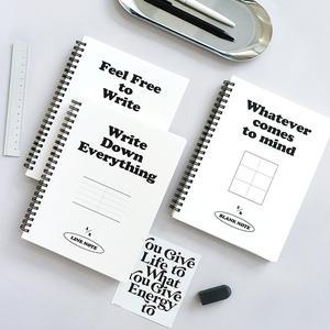 인디고 기본 A5 스프링 노트(중학생 고등학생 필기노트 신학기 준비물 유선)