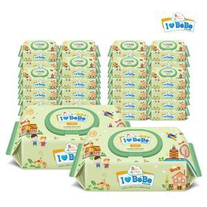 [아이러브베베] 포레 72매 20팩+20팩 캡형 아기물티슈