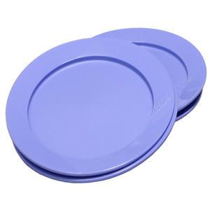 타파웨어 다이닝 플레이트 원형라운드 접시세트 4개-25cm/퍼플 (584)