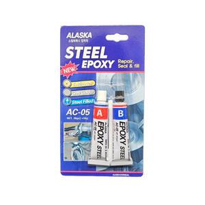 알라스카 다목적 스틸 에폭시본드 파이프 주물 금속 철 접착제 ALASKA AC-05
