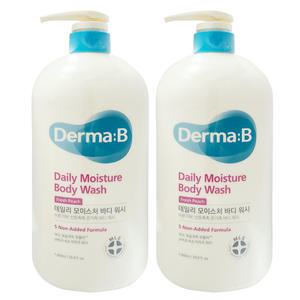 더마비 데일리 모이스처 바디워시 프레쉬 피치향 1000ml 2개