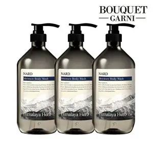 [부케가르니]부케가르니 히말라야 허브 나드 모이스처 바디워시 시그니처향 1000ml x3개
