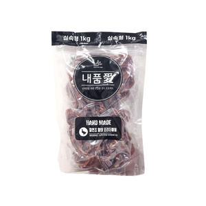내품애 실속형 1kg 대용량간식 / 칠면조 황태 오리더블링