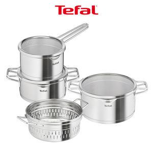 테팔 인덕션 노르디카 냄비 4종(편수16+양수18+곰솥24+찜기24)