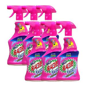 옥시크린 오투액션 얼룩제거제 스프레이 500ml 6개 세탁보조제