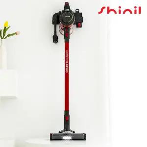 [신일전자]신일 3in1 멀티브러쉬 핸디/스틱 무선청소기 SVC-PB220WU 레드 / LED램프 헤파필터