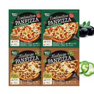 [NS홈쇼핑]신세계올반 팬피자 총 4판(불고기X2+콤비X2)[34747591]