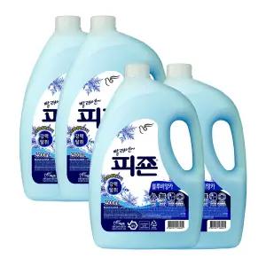 피죤 섬유유연재 정전기방지 2.5L 블루비앙카 4개