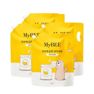 초핫딜 마이비 피부에순한 유아세제 리필(2.1L) 4팩 베이비코튼