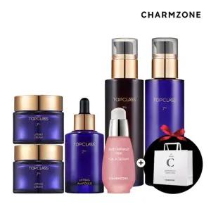 참존 탑클래스 7세대 리프팅 기초세트 6종(스킨+에멀전+앰플+크림2+안티링클세럼)+쇼핑백