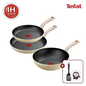 인덕션 데이지 프라이팬 3종(팬24+팬28+웍28)(+비앤비뉴 뒤집개수세미 증정)