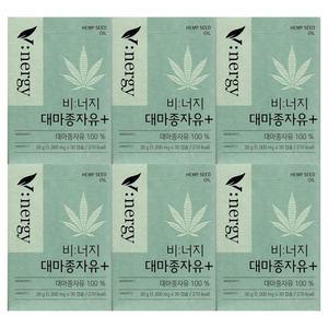 비너지 대마종자유 플러스 1000mg x 30캡슐 6개 / 써클