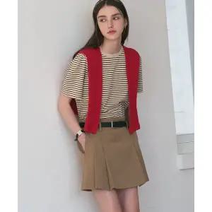 [드로우핏 우먼](타임스퀘어점패션관)스트라이프 퍼프 반팔 티셔츠 [3COLOR]