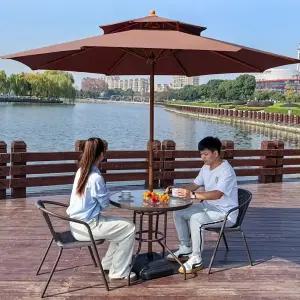 밴프 시그니처 2단 파라솔 모음 특대형 킹특대형 꺾임파라솔 야외 정원 편의점 캠핑 카페 그늘막