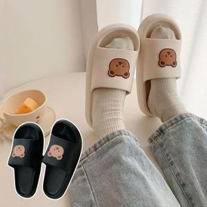 곰돌이슬리퍼 여성용 말랑말랑 푹신한 쿠션 곰돌이 슬리퍼 키높이
