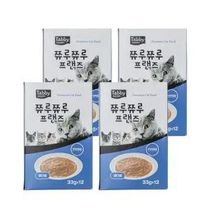 테비 쮸루쮸루 프랜즈 고양이간식  헤어볼)33g x 48개