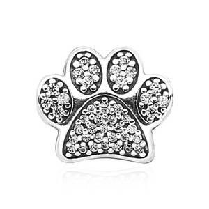 [판도라] 791714CZ 스파클링 파우 프린트 참