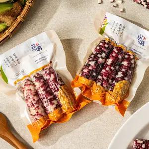 곡성 삶은 미니 흑찰옥수수 10팩 30개입 8cm내외 (냉동)