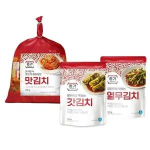 종가 김치세트 (맛김치900g+갓김치400g+열무김치400g)