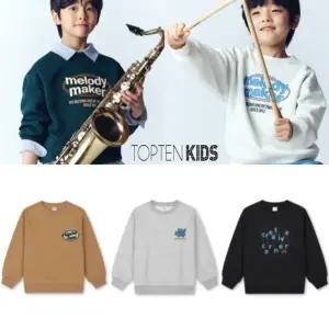 [탑텐키즈](김해점)25년 FW 남아) 더블니트 그래픽 스웨트셔츠 MKF3TR1201