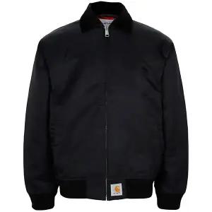 칼하트 25FW 블랙 스칼렛 산타 페 알럼나이 패딩 자켓 I035147 31YXX