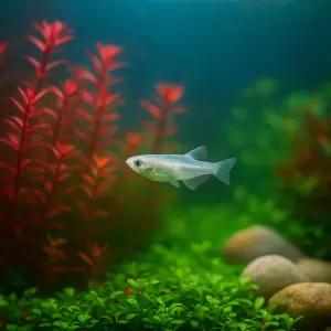 블루 플래티넘 메다카 5마리