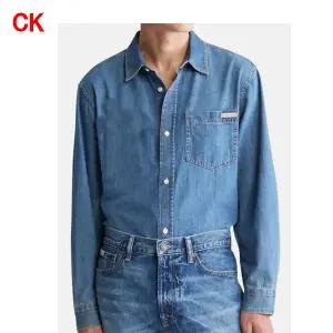 CK 캘빈클라인 클래식 데님셔츠 776 빈티지 인디고