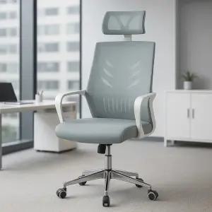 에피하임 데스크젠 컴퓨터의자 고급형 사무용 사무실 메쉬 목받침 학생 책상의자