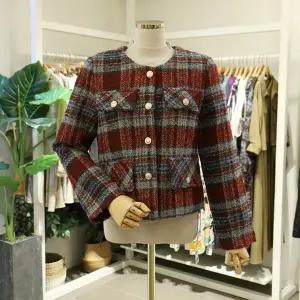 [대구백화점] [오픈클로젯]포포체크트위드자켓 (R425AJK401RR)