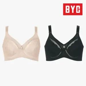 BYC 르송 여성 기능성 와이어브라 파워넷 레이스 보정브라 LBR6119