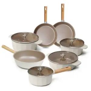 STOLTZ  크림 프라이팬 궁중팬 IH 인덕션 주방 필수 7종세트 편수18+양수20+양수24+전골24+팬24+팬26+웍26)