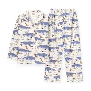 [오르시떼](대구신세계)여성 G026 무민스키랜드 긴소매 파자마 세트