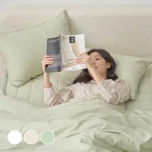 아망떼 수퍼코튼 자가발열 60수 고밀도 순면 한파용 차렵이불 SS/Q/K 3color