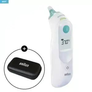브라운 체온계 IRT-6030 브라운케이스+필터21개 포함 신생아 아기체온계