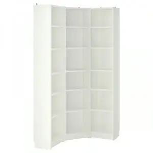 [정품] 이케아 캐비닛 수납장 정리함 BILLY 빌리 책장 콤비네이션/코너 솔루션, 화이트, 95/95x28x202 cm