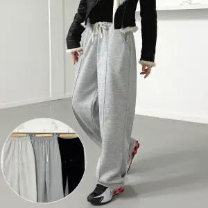[국내생산/기모or노기모ver.] 핀탁 와이드 팬츠 3color 밴딩 트레이닝 일자 바지 남녀공용 FREE-XL