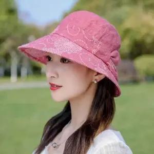 썬 햇빛 여자 중년 바이저 가리개 모자 엄마 할머니