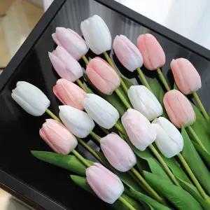 [토마]생화감성 인테리어 튤립조화 2개세트/꽃다발 조화꽃 성묘(CN3205)