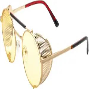 군나르 게이밍 글래스 - 보더랜드 4 목시 잭팟 골드 앰버 렌즈 블루 라이트 차단으로 건조한 눈을 합니다