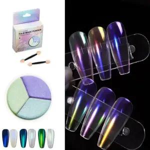 아트재료 글리터 유리파우더 유리 손톱연장 3색 (WFK9CPB)