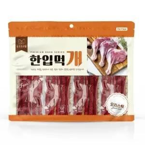 소포장 애견 반려견 간식 안전한 한입먹개 오리 스틱 300g (WFKAC4Y)